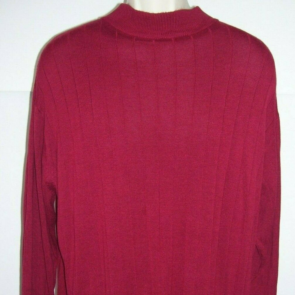JF J. Ferrar Mens Red Pullover Sweater XL